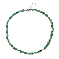 Collana in argento con Smeraldo Socoto