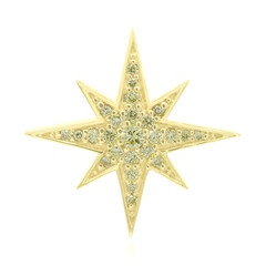 Ciondolo in oro con Diamante Giallo Canarino SI1