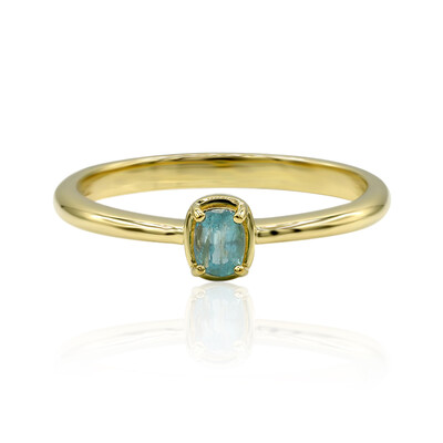 Anello in oro con Grandidierite (AMAYANI)