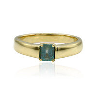 Anello in oro con Grandidierite (AMAYANI)