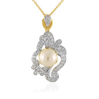 Collana in argento con Perla di Acqua Dolce