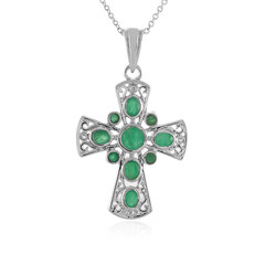 Collana in argento con Smeraldo Socoto