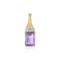 Ciondolo in argento con Ametista Rose de France