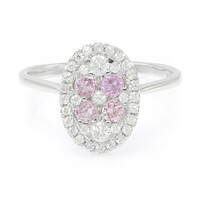 Anello in argento con Zaffiro Ceylon Porpora (non riscaldato)