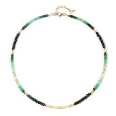 Collana in argento con Smeraldo Brasiliano