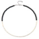 Collana in argento con Ematite Nera