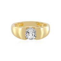 Anello in argento con Topazio Bianco