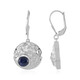 Orecchini in argento con Zaffiro Stellato Blu (MONOSONO COLLECTION)