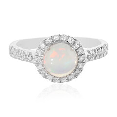 Anello in argento con Opale di Welo