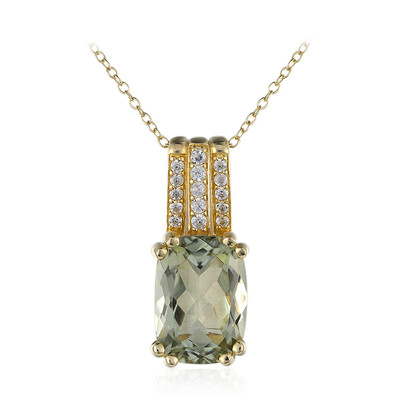 Collana in argento con Ametista Verde