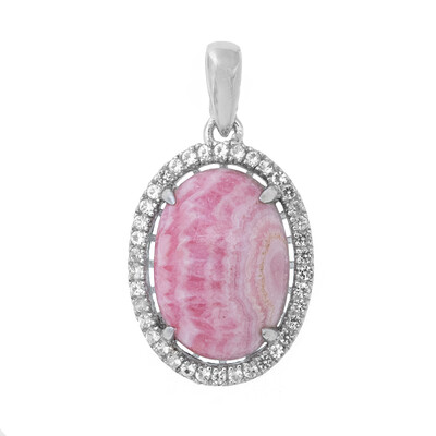 Ciondolo in argento con Rodocrosite