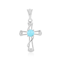 Ciondolo in argento con Turchese