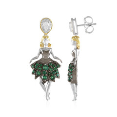 Orecchini in argento con Zircone (Gems en Vogue)