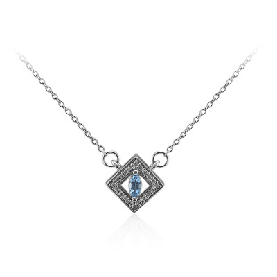 Collana in argento con Acquamarina Ofiki