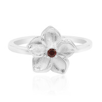 Anello in argento con Granato Mozambico