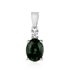 Ciondolo in argento con Apatite Cromo