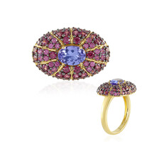 Anello in argento con Tanzanite AAA