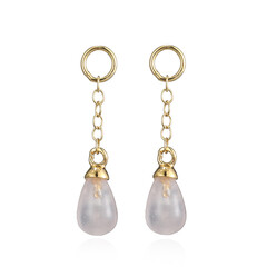 Ciondolo in argento con Quarzo Rosa