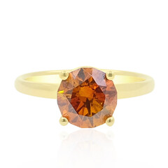 Anello in oro con Sfalerite