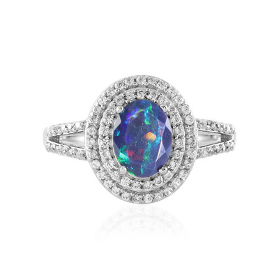 Anello in argento con Opale Mezezo