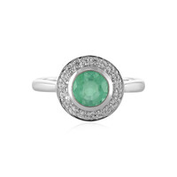 Anello in argento con Smeraldo Russo