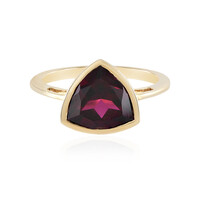 Anello in oro con Granato Magenta