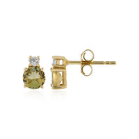 Orecchini in oro con Tanzanite Gialla