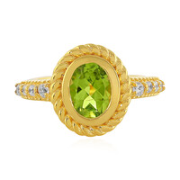 Anello in argento con Peridoto