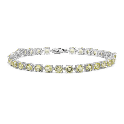 Bracciale in argento con Citrino Limone