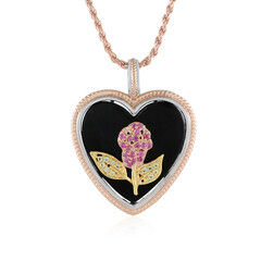 Collana in argento con Onice Nero (Gems en Vogue)