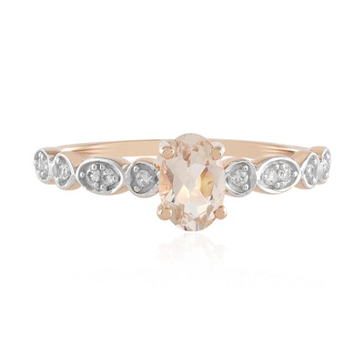 Anello in oro con Morganite del Madagascar