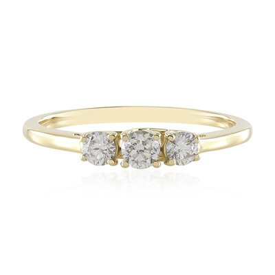 Anello in oro con Diamante IF (G) (de Melo)