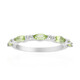 Anello in argento con Peridoto della Birmania