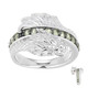 Anello in argento con Peridoto (Adela Silber)