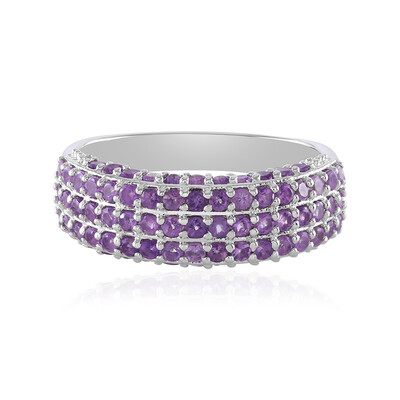 Anello in argento con Ametista