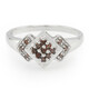Anello placcato in platino con Diamante Fancy