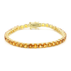 Bracciale in argento con Citrino Madeira