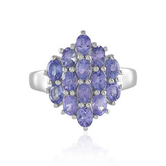 Anello in argento con Tanzanite