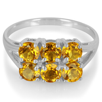 Anello in argento con Citrini