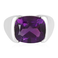 Anello in argento con Ametista Siberiana