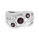 Anello in argento con Rodolite