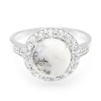 Anello in argento con Agata Dendritica