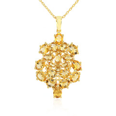 Collana in argento con Citrino