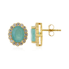 Orecchini in argento con Grandidierite
