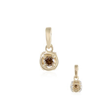 Ciondolo in oro con Diamante Champagne I2