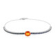 Bracciale in oro con Zaffiro Arancione Ban Ka Cha