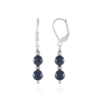 Orecchini in argento con Zaffiro Blu