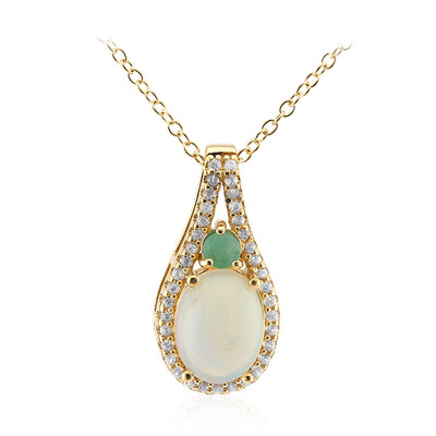 Collana in argento con Opale di Welo