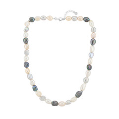 Collana in argento con Perla di Acqua Dolce (TPC)