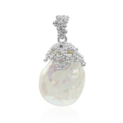 Ciondolo in argento con Perla di Acqua Dolce (TPC)